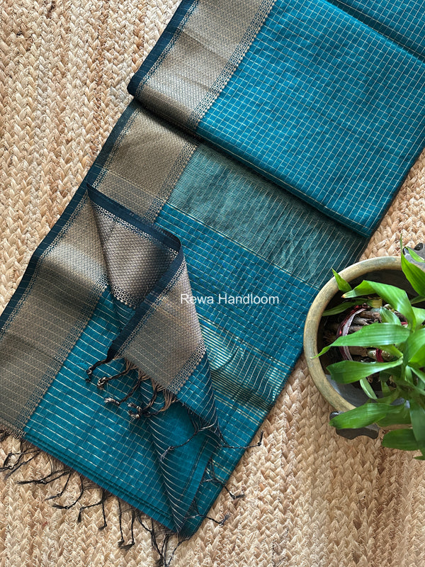 Maheshwari Zari Checks Saree