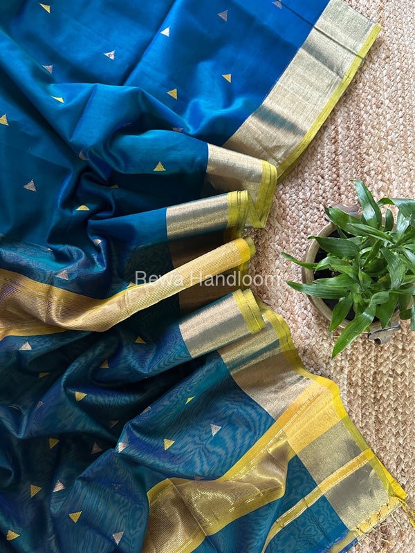  Zari Butti Maheshwari Saree