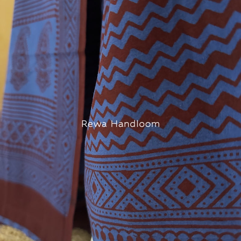  Bagh Print Cotton Suit