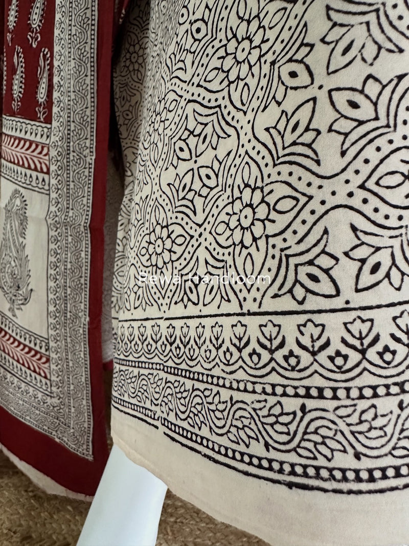  Bagh Print Cotton Suit