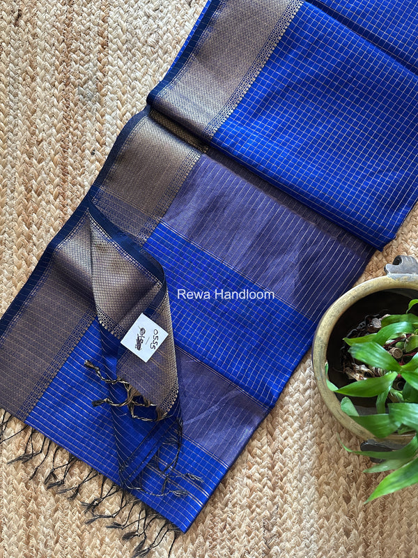 Maheshwari Zari Checks Saree