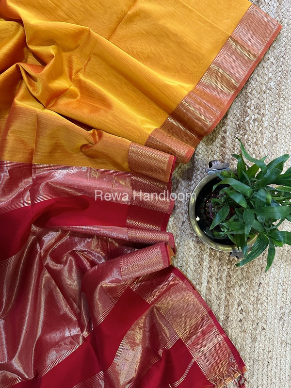 Maheshwari Zari Skirt Saree