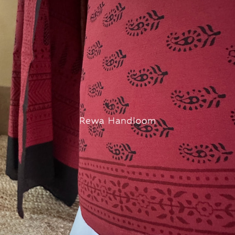  Bagh Print Cotton Suit