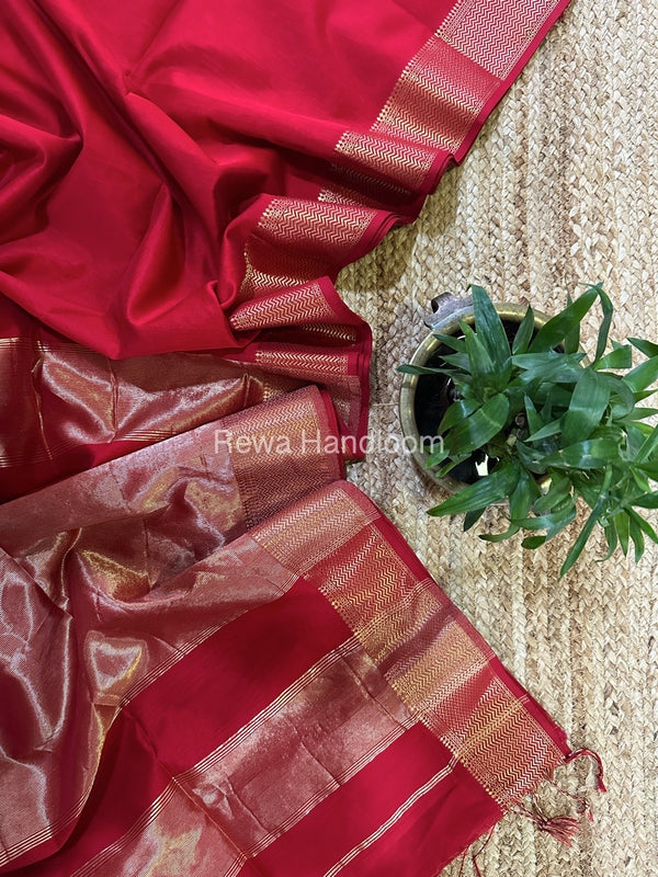 Maheshwari Zari Skirt Saree