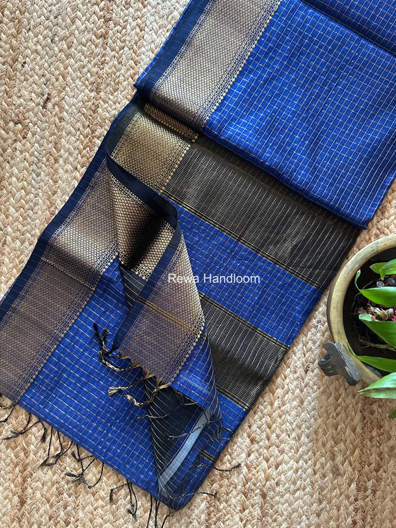 Maheshwari Zari Checks Saree