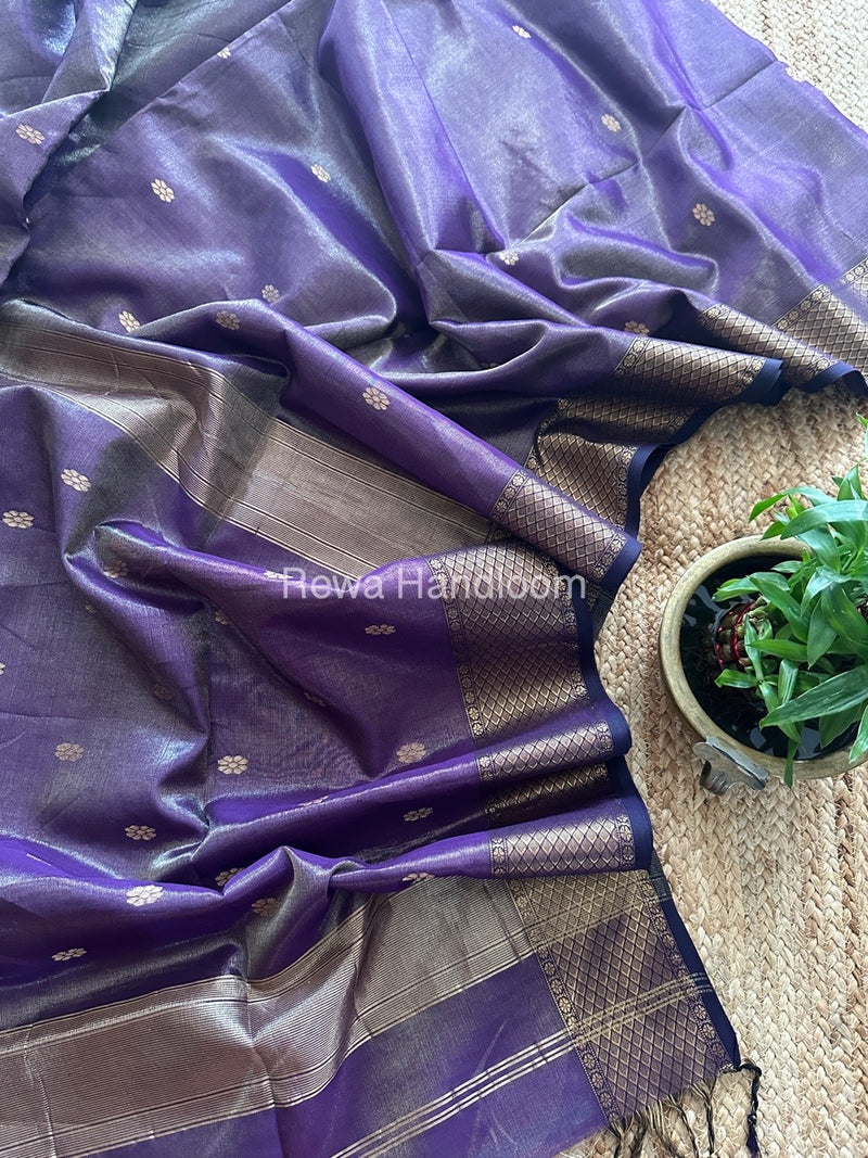Maheshwari Tissue Silk Saree