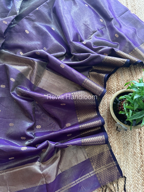 Maheshwari Tissue Silk Saree
