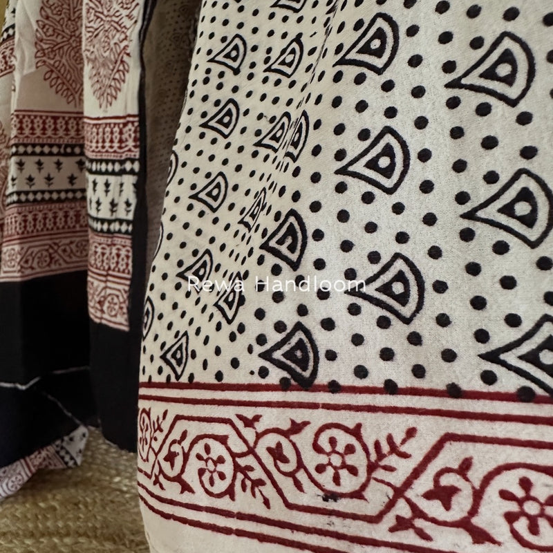 Bagh Print Cotton Suit