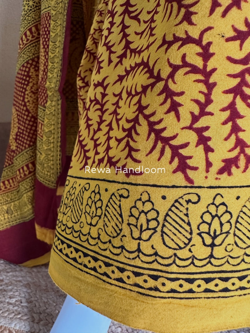  Bagh Print Cotton Suit