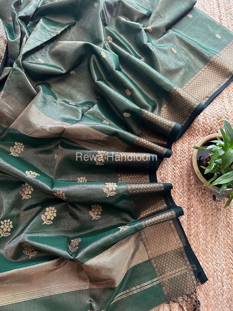 Maheshwari Tissue Silk Saree