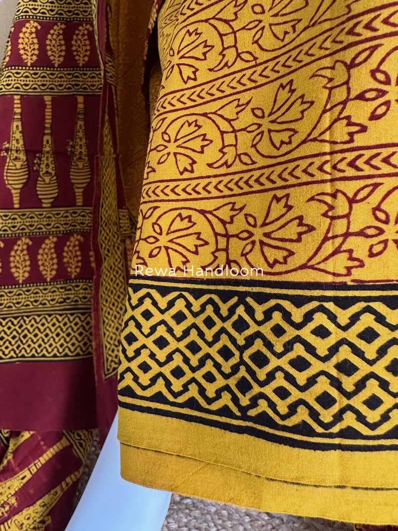  Bagh Print Cotton Suit