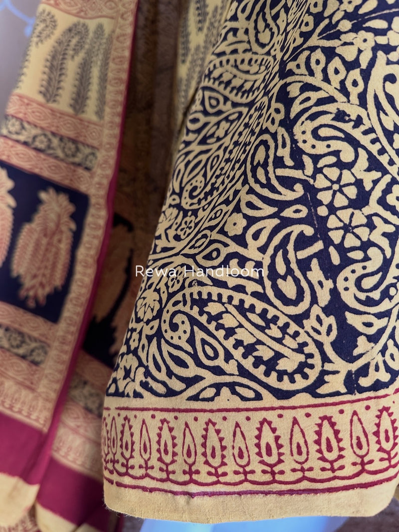  Bagh Print Cotton Suit