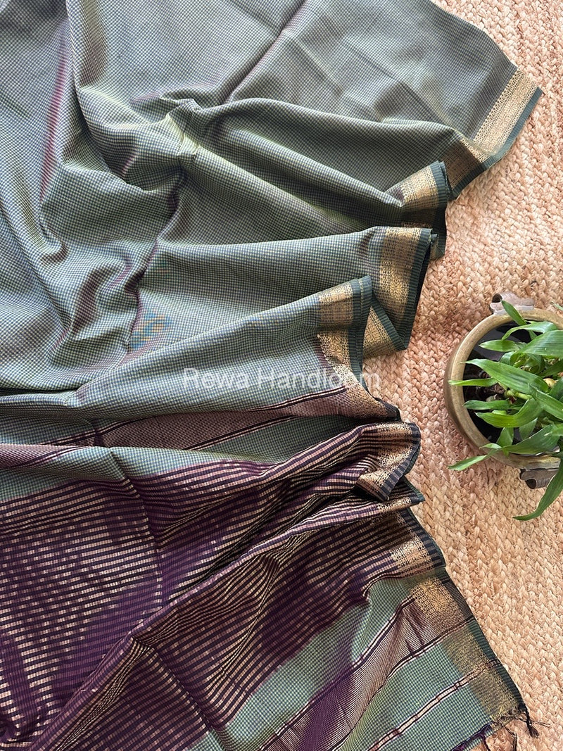 Maheshwari Garbha Reshami Silk Saree