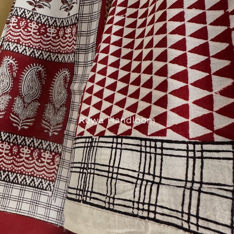  Bagh Print Cotton Suit