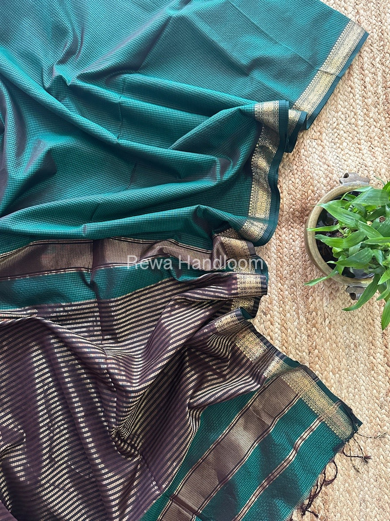 Maheshwari Garbha Reshami Silk Saree