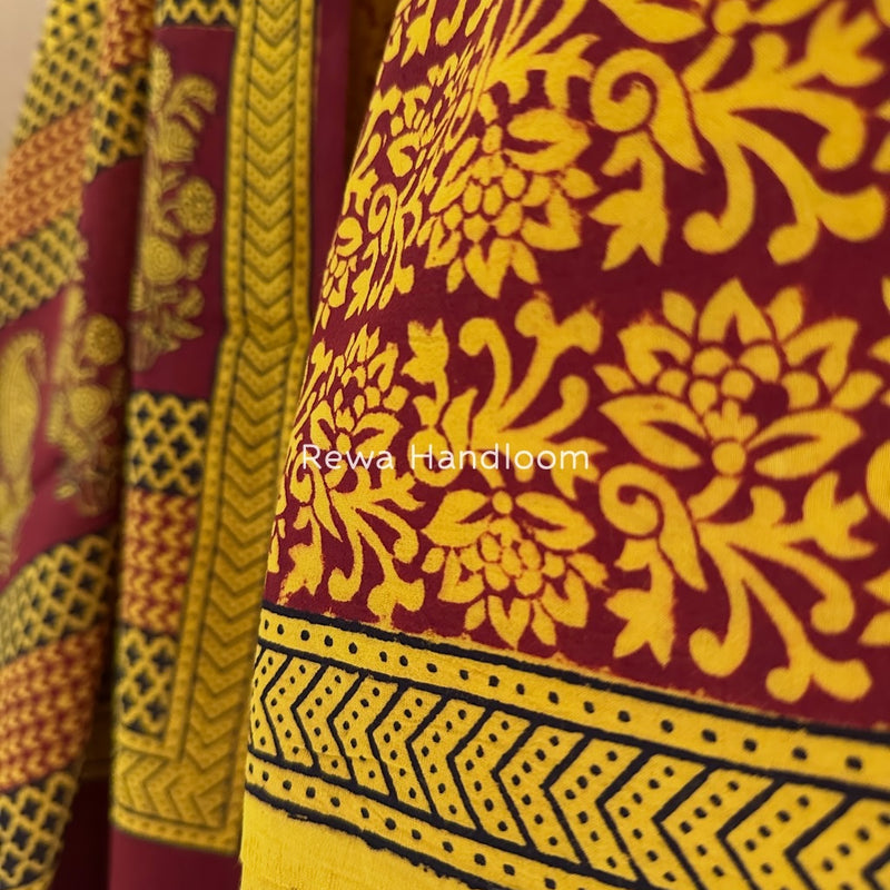  Bagh Print Cotton Suit