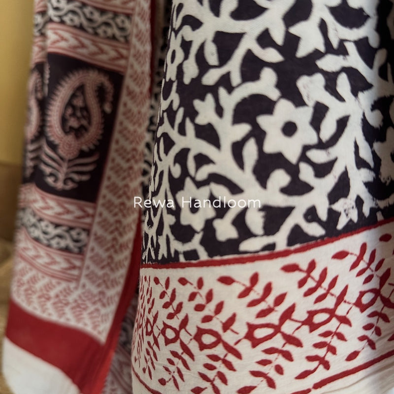  Bagh Print Cotton Suit