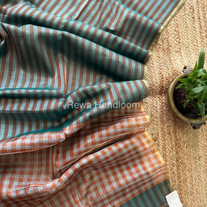 Exclusive Maheshwari Tissue Silk Saree