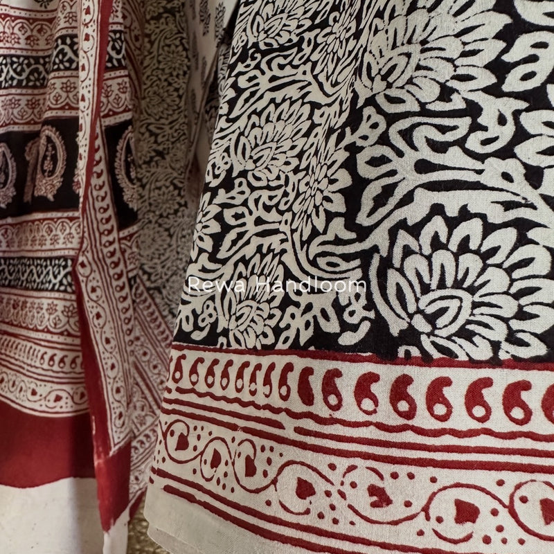  Bagh Print Cotton Suit