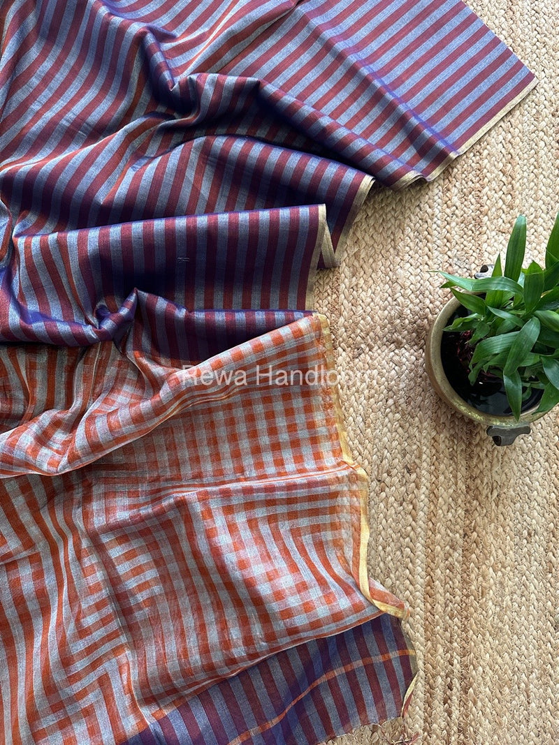 Exclusive Maheshwari Tissue Silk Saree