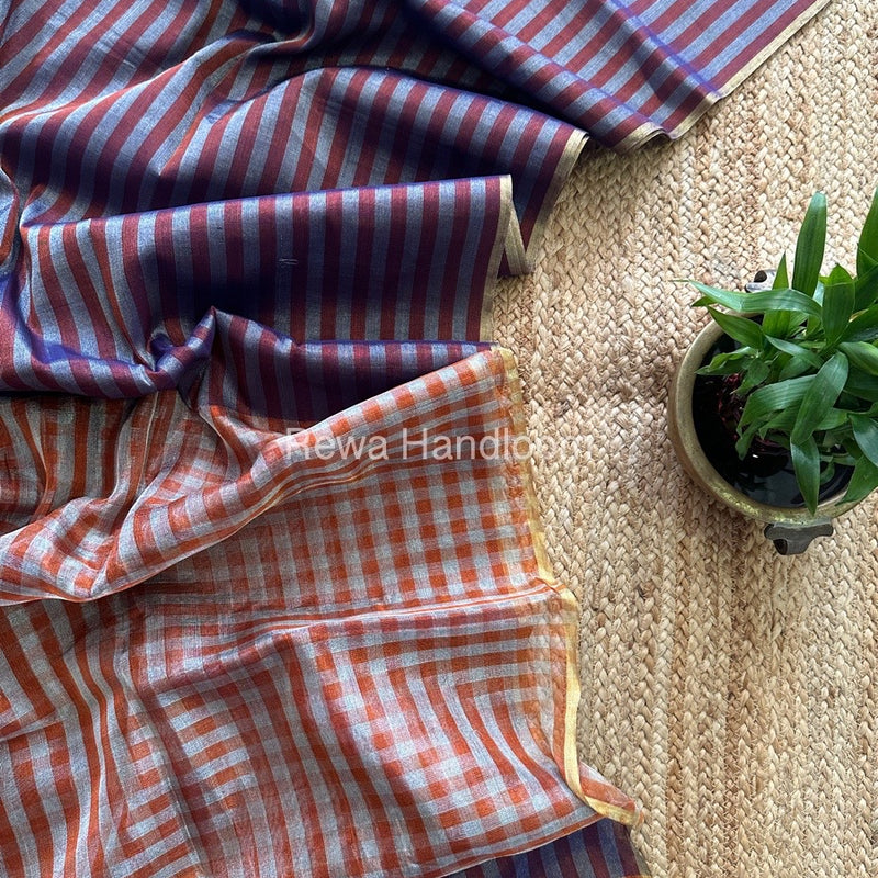 Exclusive Maheshwari Tissue Silk Saree