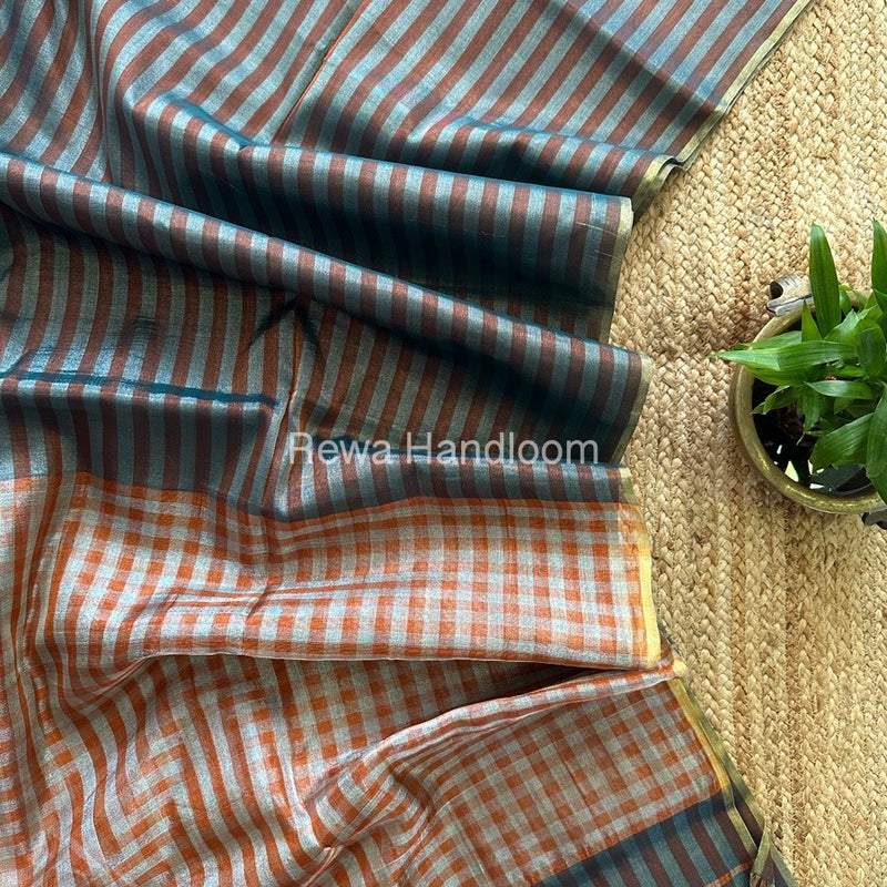 Exclusive Maheshwari Tissue Silk Saree