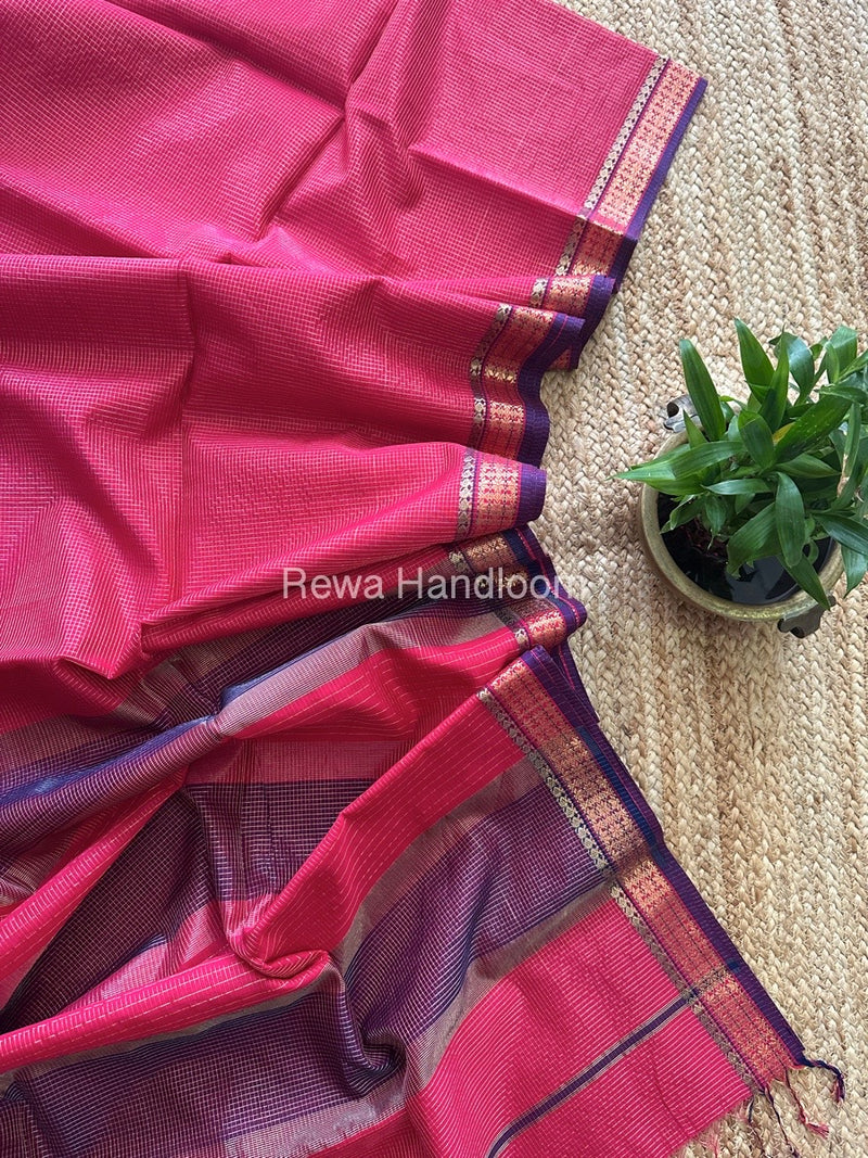 Maheshwari Tissue Silk Saree