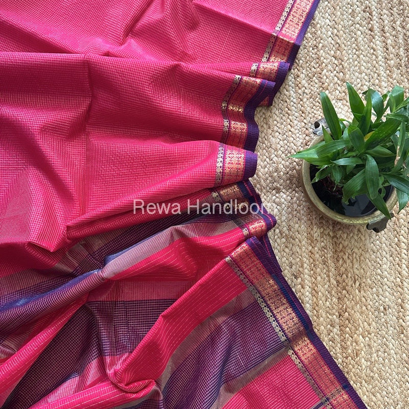 Maheshwari Tissue Silk Saree