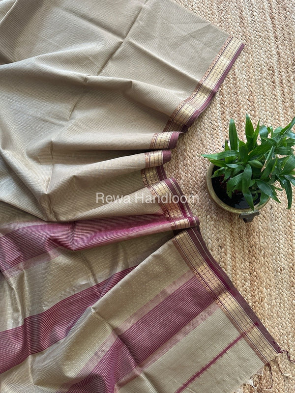 Maheshwari Tissue Silk Saree