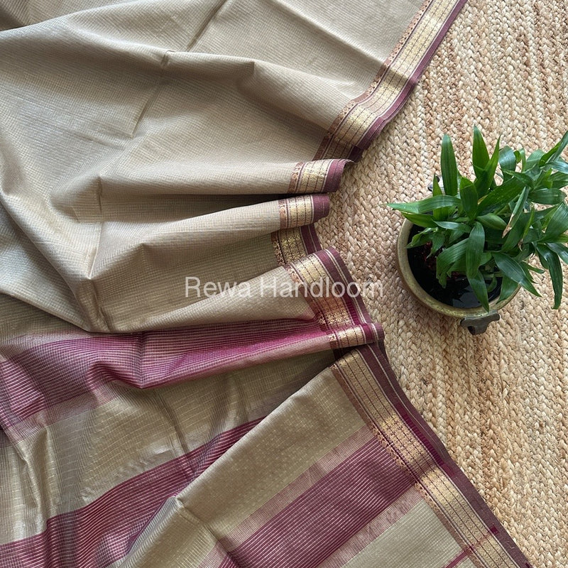 Maheshwari Tissue Silk Saree