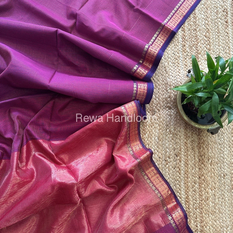 Maheshwari Tissue Silk Saree