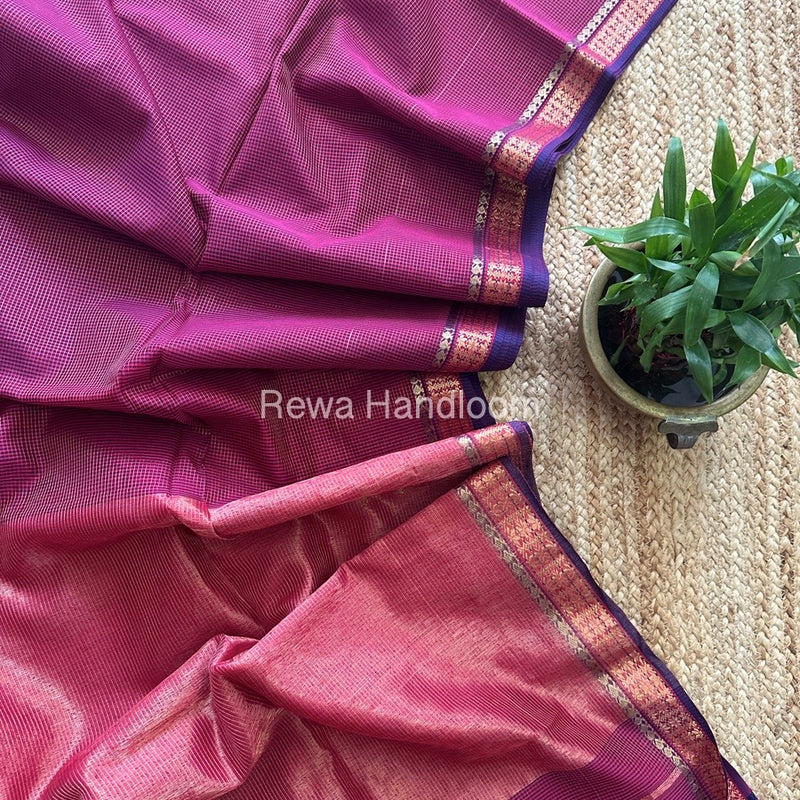 Maheshwari Tissue Silk Saree