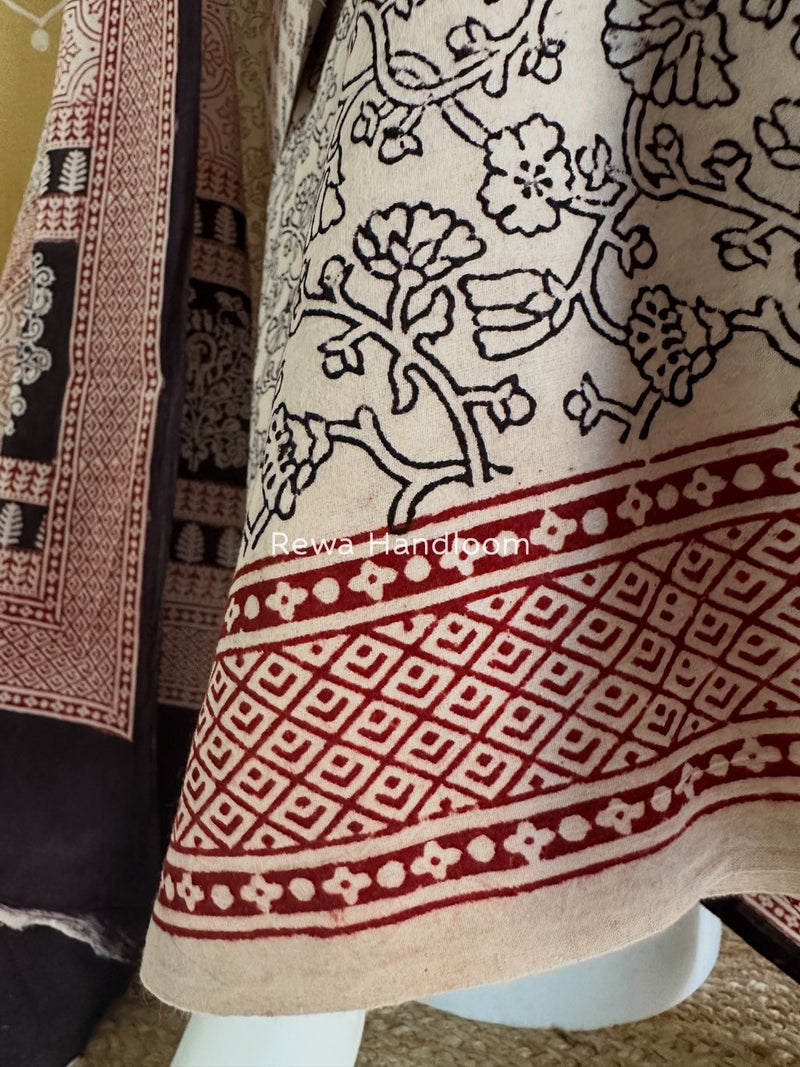  Bagh Print Cotton Suit