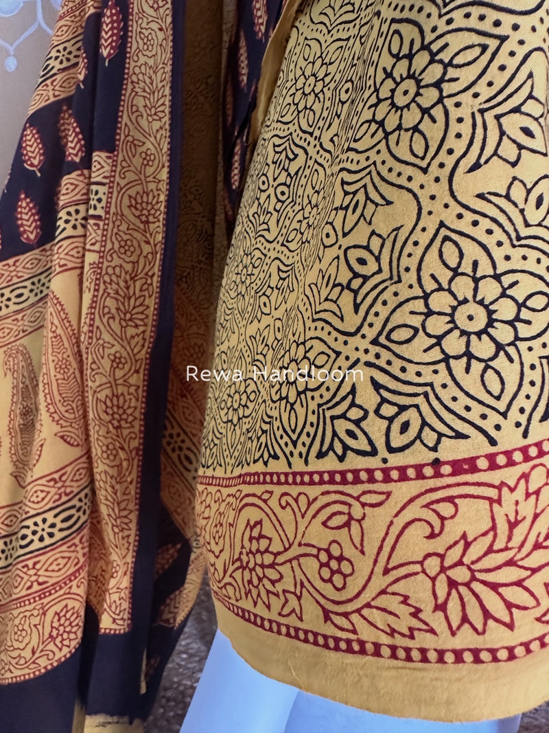  Bagh Print Cotton Suit