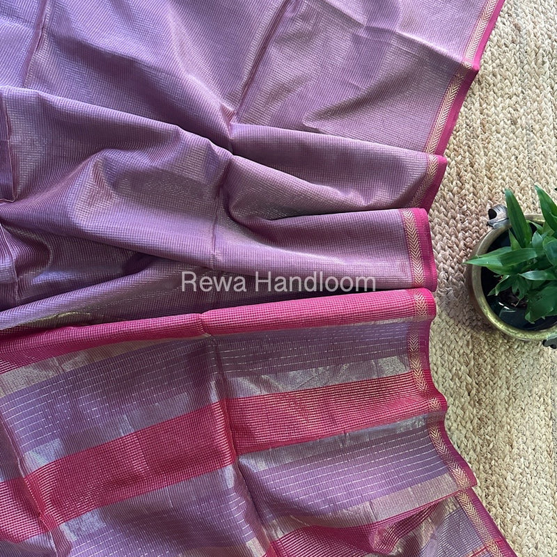 Maheshwari Tissue Silk Saree