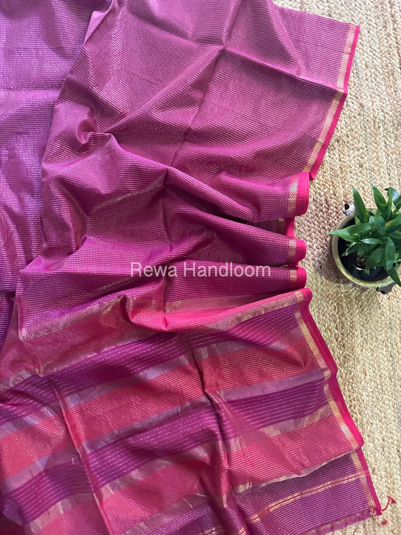 Maheshwari Tissue Silk Saree