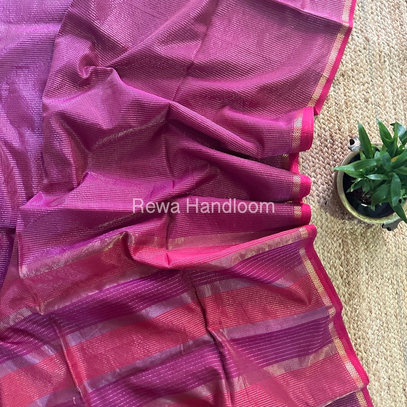 Maheshwari Tissue Silk Saree