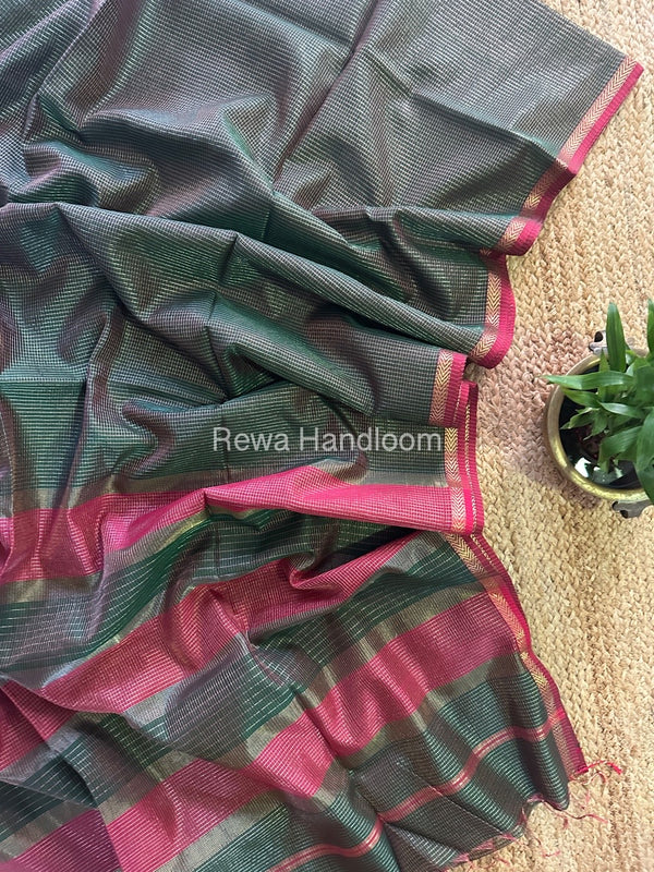 Maheshwari Tissue Silk Saree