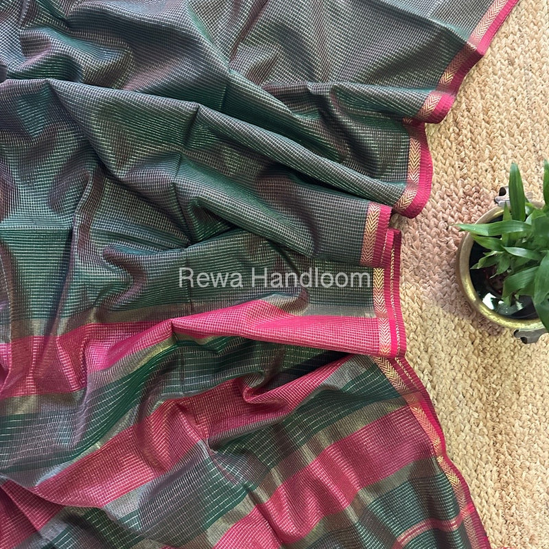 Maheshwari Tissue Silk Saree