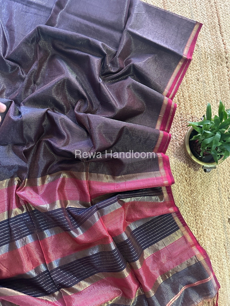 Maheshwari Tissue Silk Saree