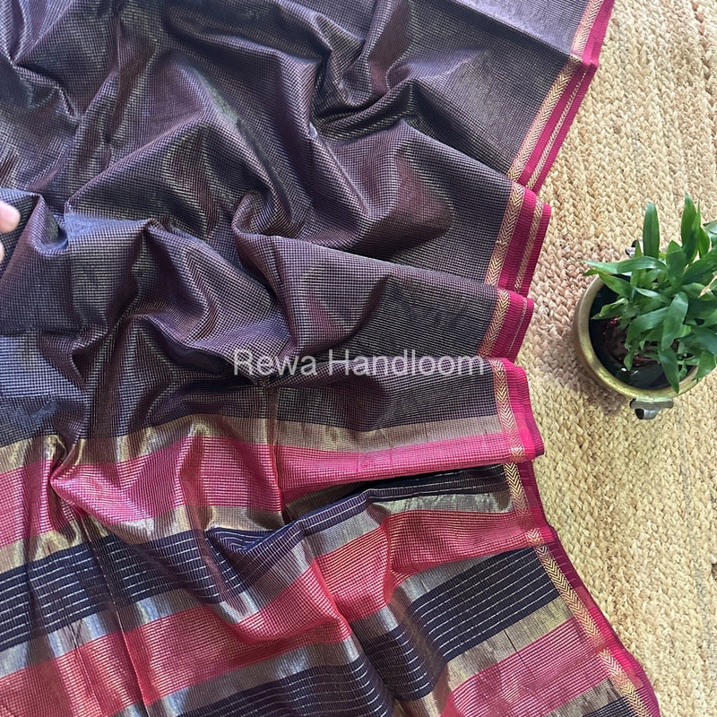 Maheshwari Tissue Silk Saree