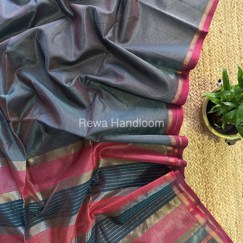 Maheshwari Tissue Silk Saree