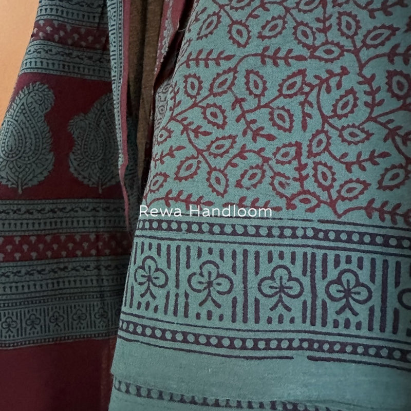  Bagh Print Cotton Suit