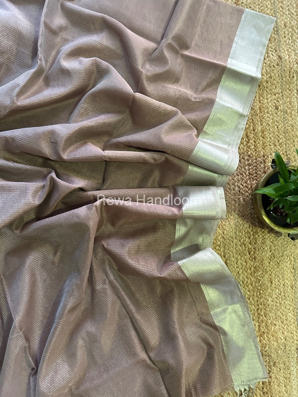 Exclusive Maheswari Silver Tissue Saree