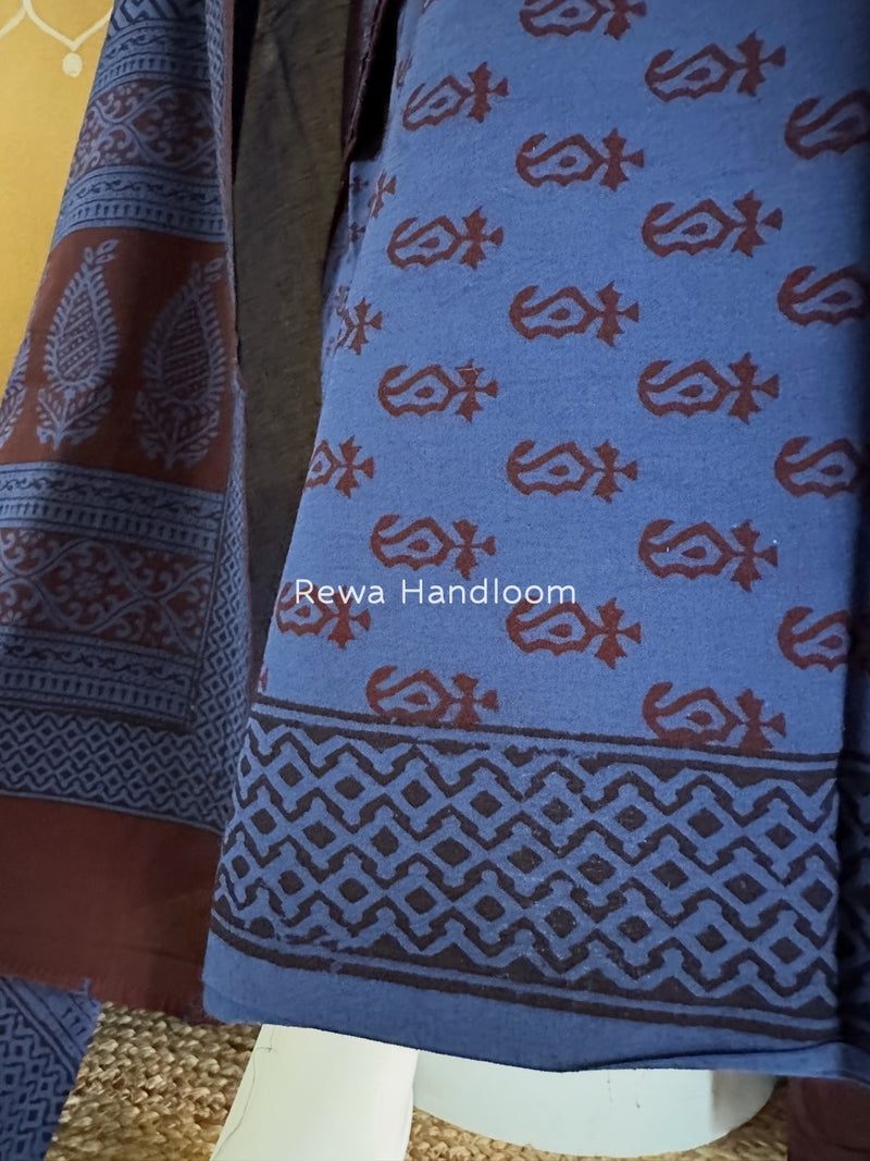  Bagh Print Cotton Suit