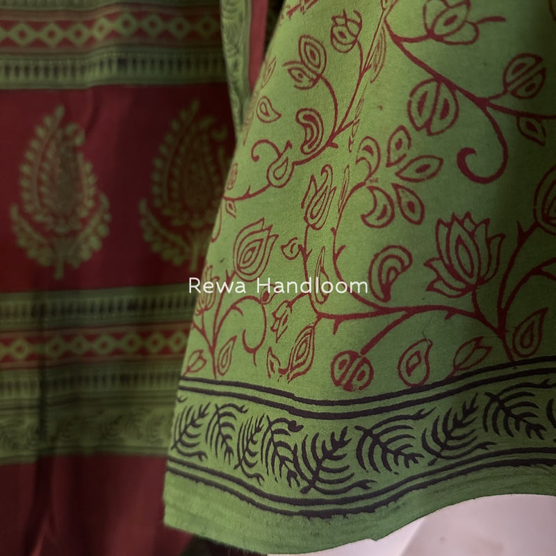 Bagh Print Cotton Suit