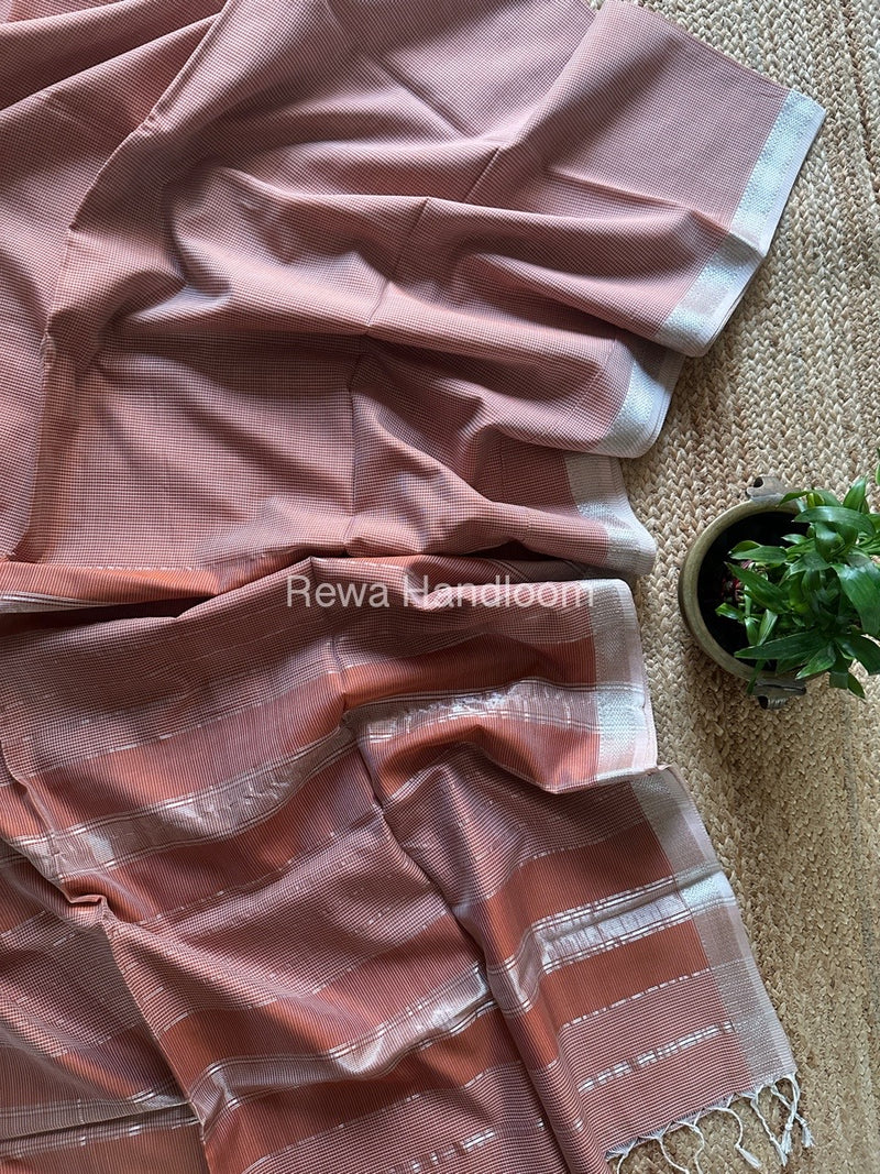 Maheshwari Self Checks Saree