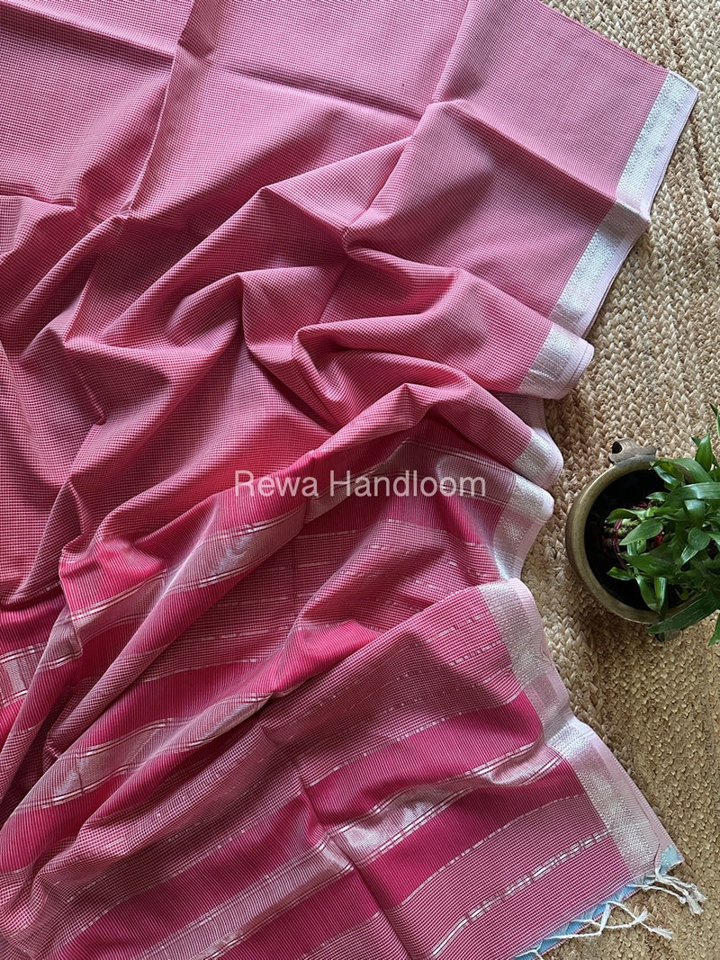 Maheshwari Self Checks Saree