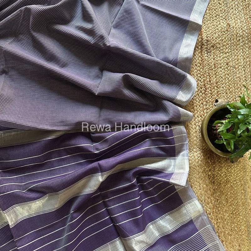 Maheshwari Self Checks Saree