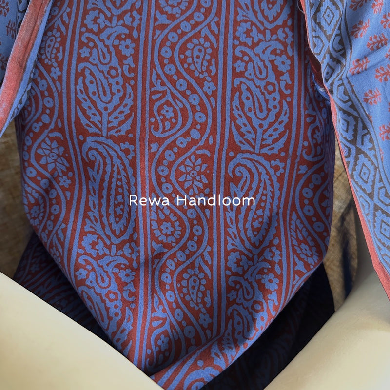 Blue Bagh Print Cotton Suit BGCSJ0125